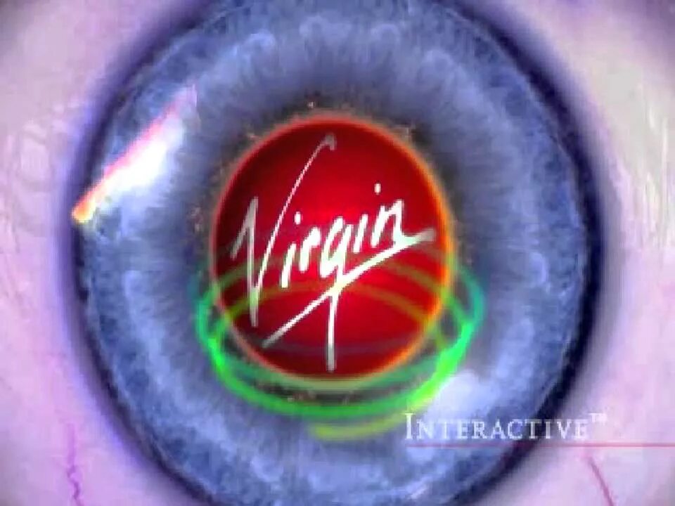 Virgin interactive logo. Virgin interactive Eye logo. Vixen interactive logo 2002 2006. Virgin interactive