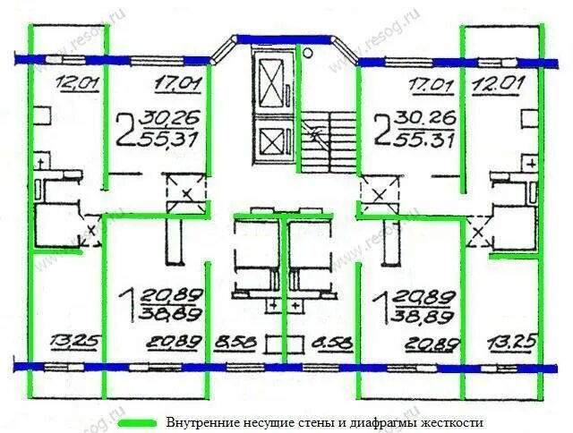 Планировка п46м несущие стены. П-46м несущие стены. П46/12 несущие стены. П3 планировка несущие стены.