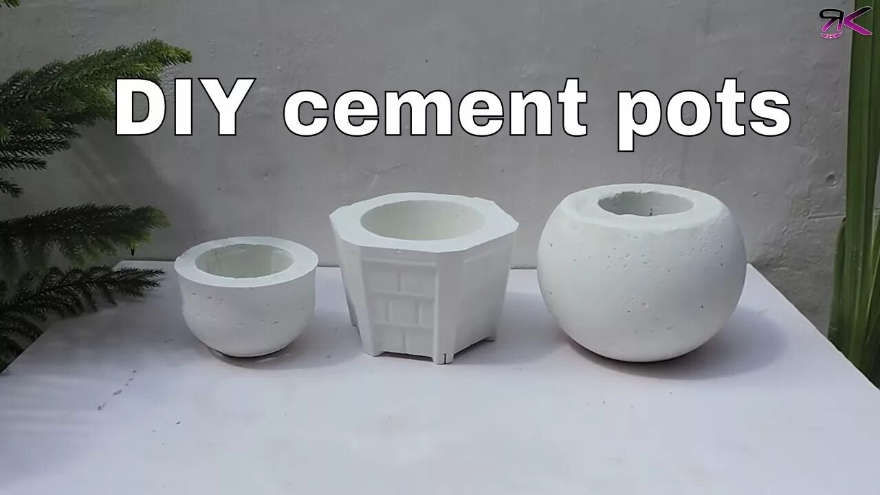 Make concrete. Unique and beautiful product made from Cement and Styrofoam.