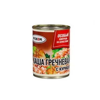 Каша с курицей в банке