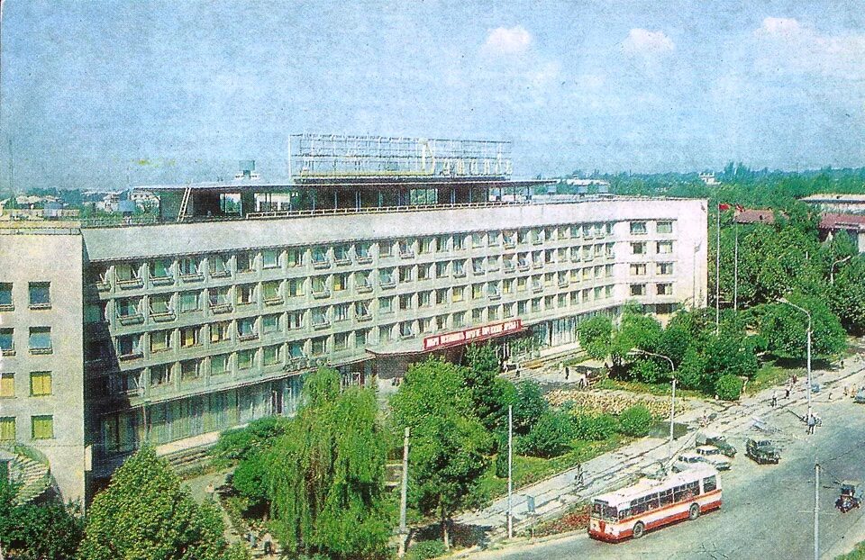 Душанбе 1980. Столица таджикской ССР Душанбе. Душанбе СССР. Гостиница в городе Душанбе.