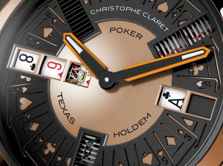 Часы покер. Часы christophe claret poker. christophe claret poker watch. часы с покером и рулеткой. часы с покерной тематикой.