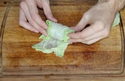 Голубцы как снять листья