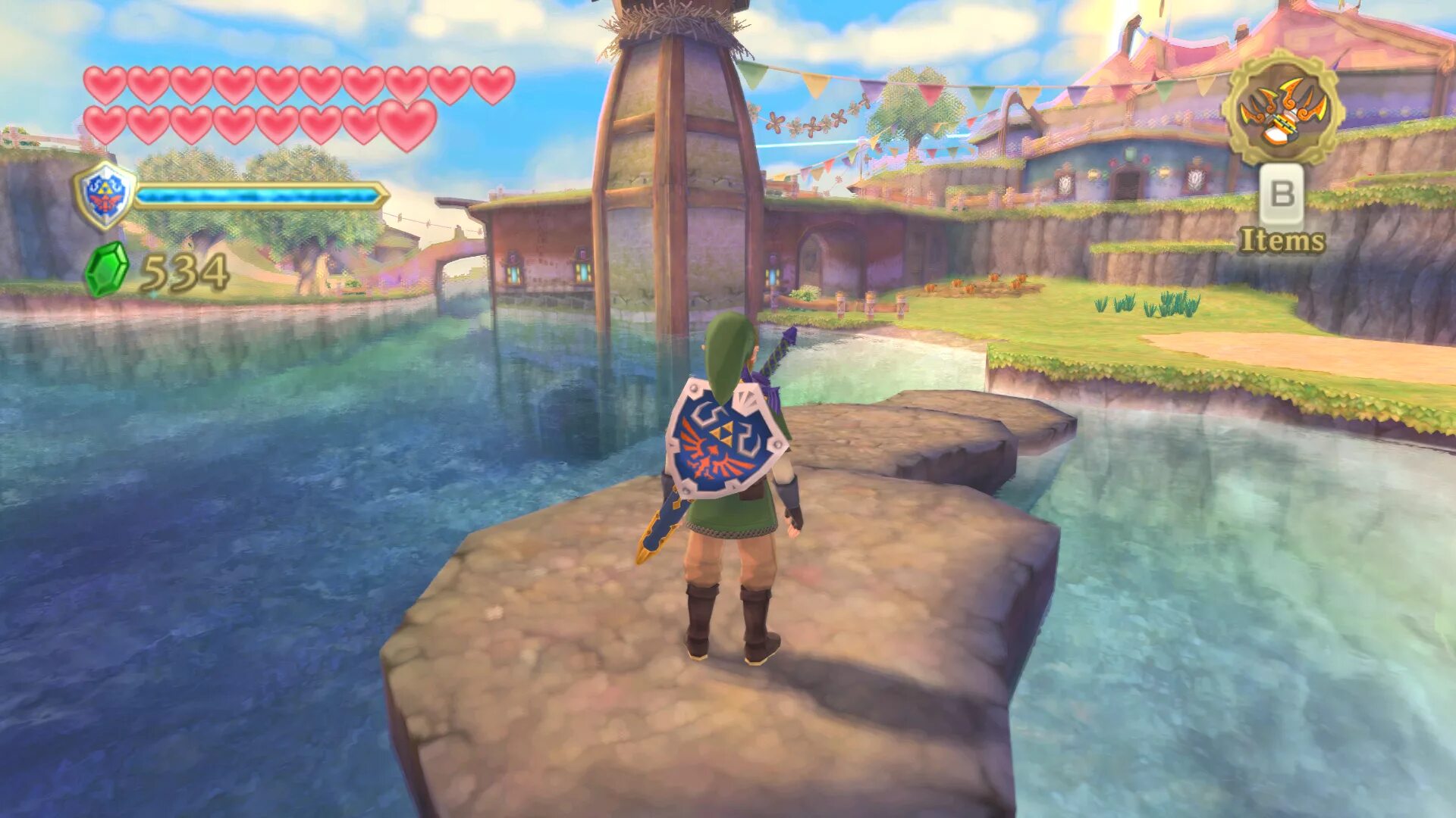 Игры для эмулятора yuzu. The Legend of Zelda: Skyward Sword геймплей.