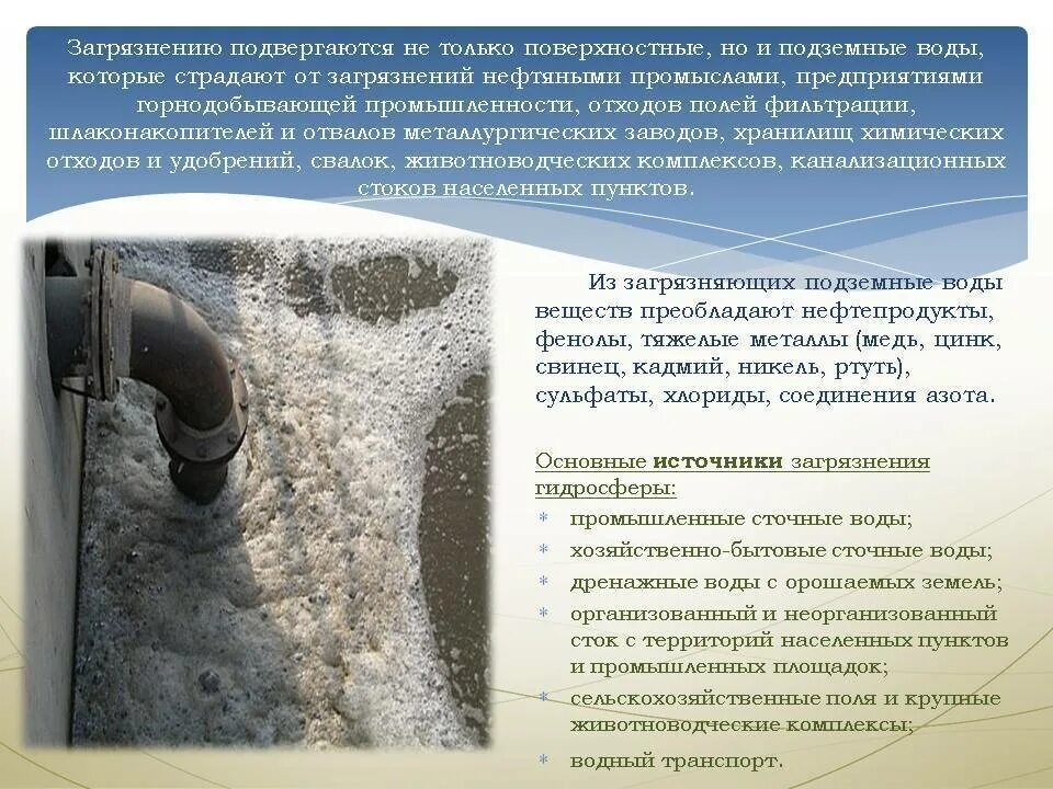 Способы очистки загрязнений