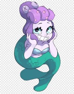Cuphead Fan art Рисование, Мария, фиолетовый, млекопитающее png PNGEgg