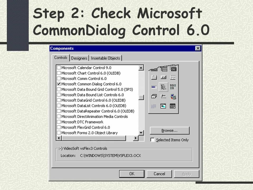 COMMONDIALOG. Common dialog Box. COMMONDIALOG vba что это. Dialog Box (Computing). Dialog controls