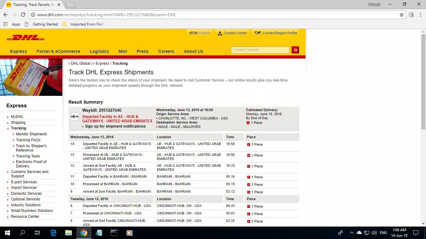 Номер отслеживания в DHL Express. DHL Express посылка. DHL отслеживание. DHL отслеживание по номеру. Arrived in country