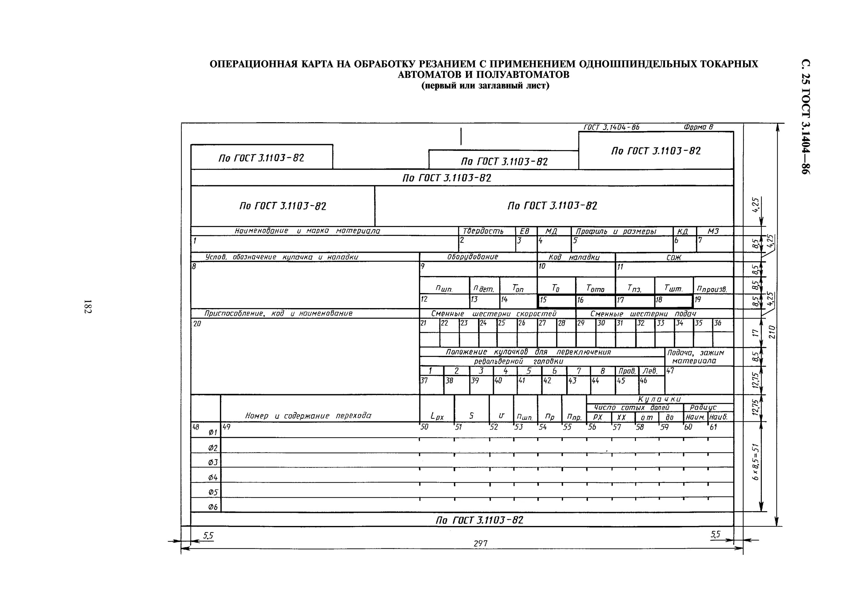 Гост 3.1201. Бланки операционной карты по ГОСТ 3.1404-86. Операционная карта на операцию шлифования. Карта технологического процесса обработки резанием. ГОСТ 3.1404-86 форма 3.