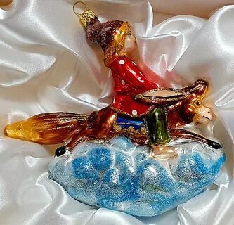 Стеклянная игрушка дракон