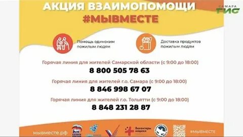 Номер телефона волонтеров
