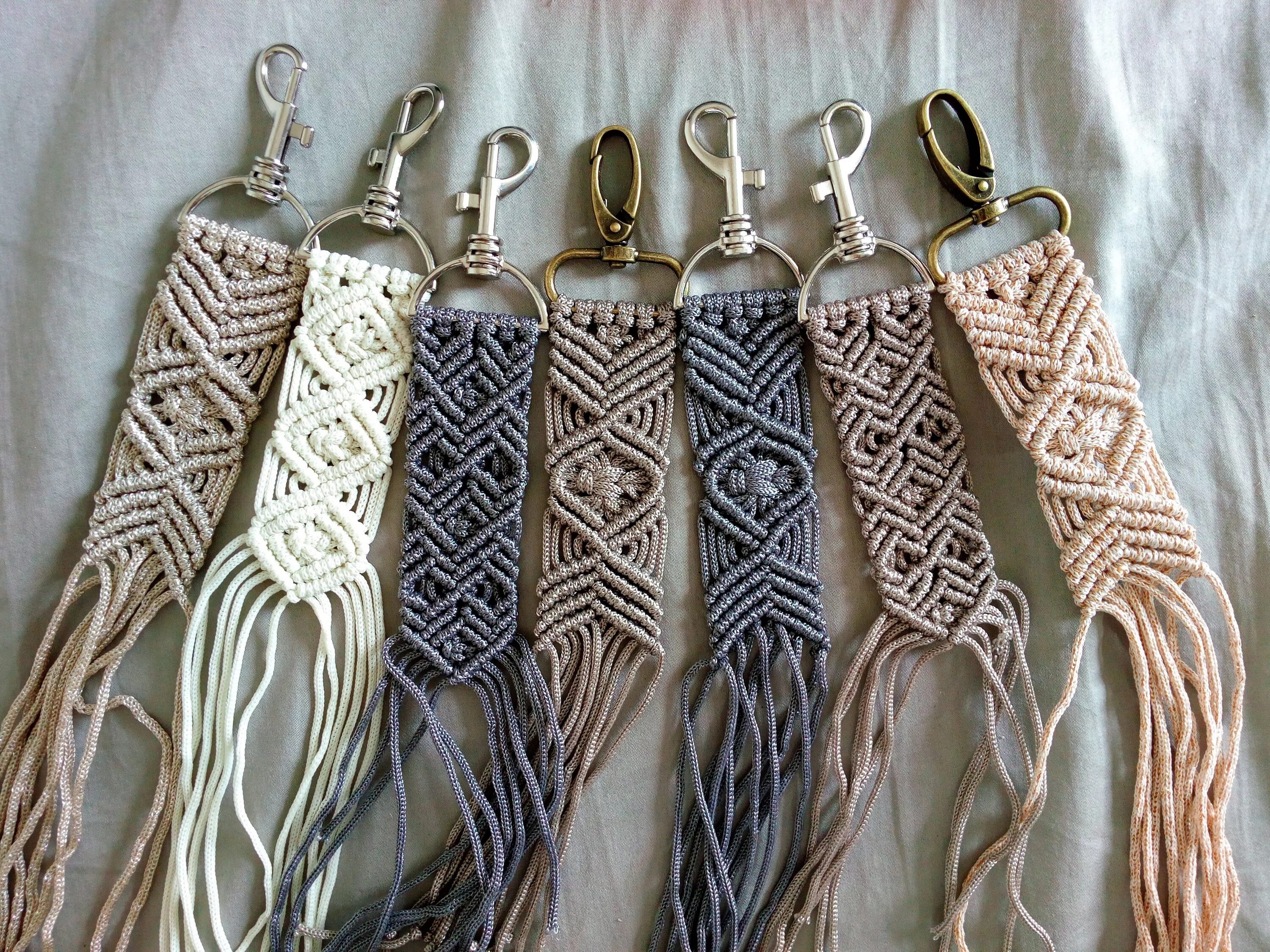 Macrame Wall Hanging - Sprigs #1 - Handmade Macrame Home Decor by Evgenia Garcia