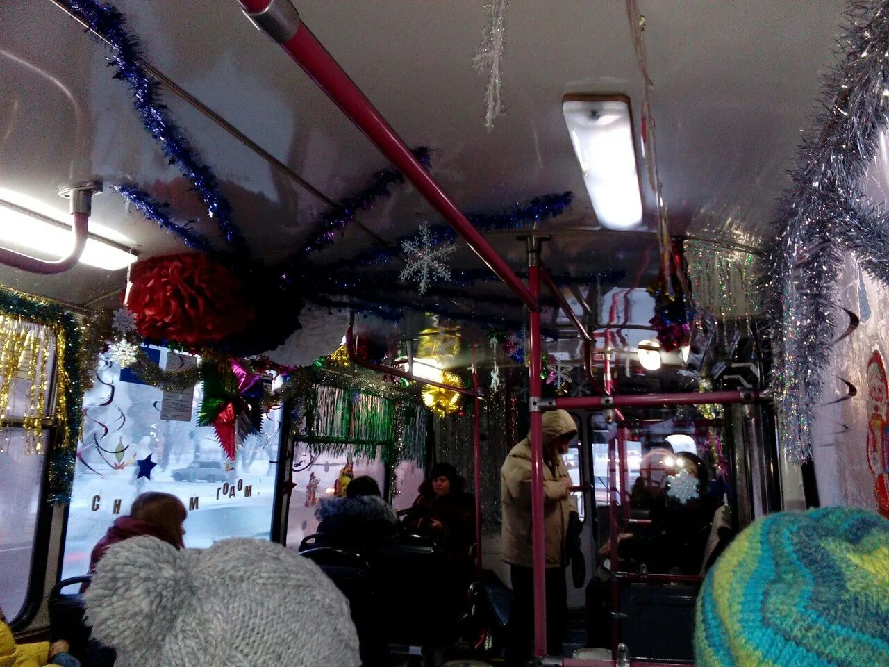 Транспорт в новогоднюю ночь омск