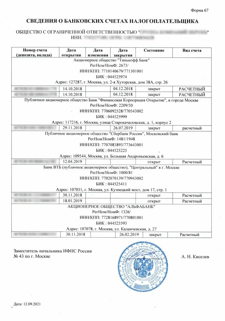 Об открытых банковских счетах. Справка из налоговой об открытых банковских счетах. Справка об открытых закрытых расчетных счетах из ИФНС. Справка об открытых расчетных счетах из ИФНС форма. Справка ИФНС об открытых банковских счетах.