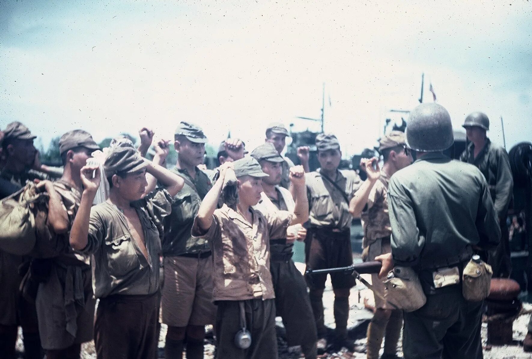 Тихий океан 1945. Рота (остров). Japanese Surrender 1945. 27 September 1945 Laev "Sõrve".