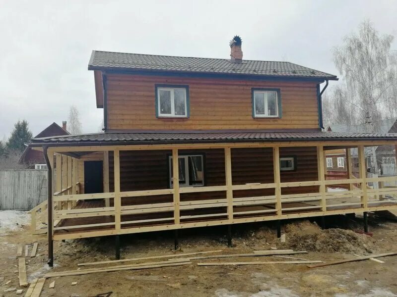 Как сделать пристроенную веранду к дому