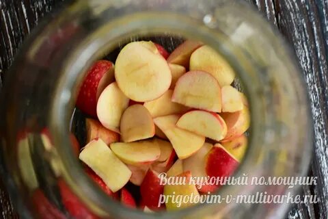 Компот из яблок с мятой