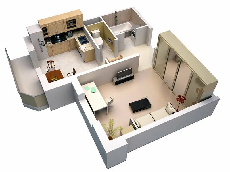 Квартира 3х комнатная саров. Планировка квартиры. 3d планировка. 3d модель квартиры. План квартиры 3d.