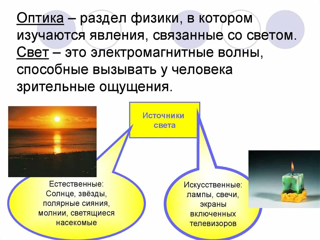 Источники света. Свет физика. Свет для презентации. Свет понятие в физике.