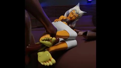 Darkest Ahsoka Tano feet fantasies come alive