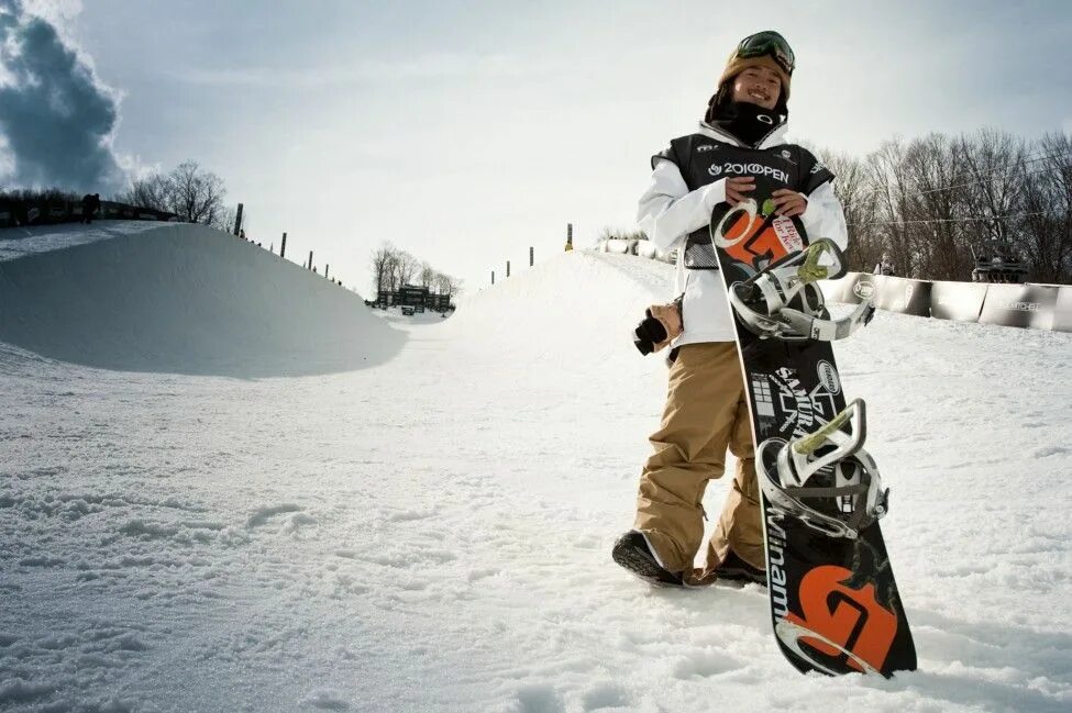 Go snowboarding