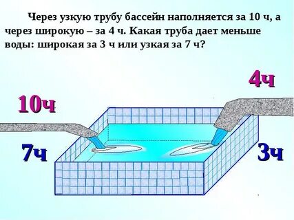Через первую трубу можно