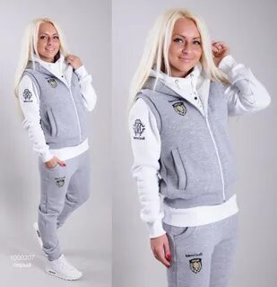 Костюмы флис тройка женские спортивные