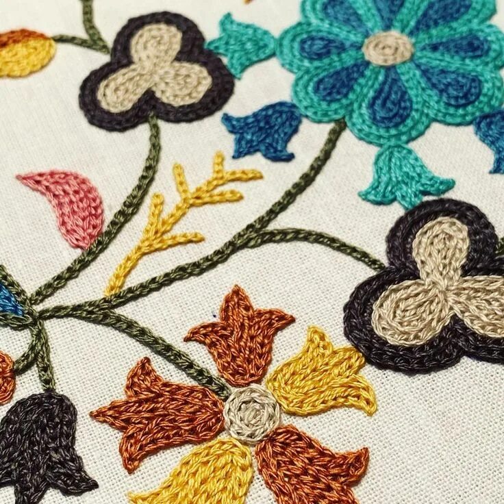Техники вышивки крючком. Тамбурная вышивка (Tambour Embroidery). Татарская тамбурная вышивка вышивка. Татарский орнамент тамбурным швом. Татарская тамбурная вышивка крючком.