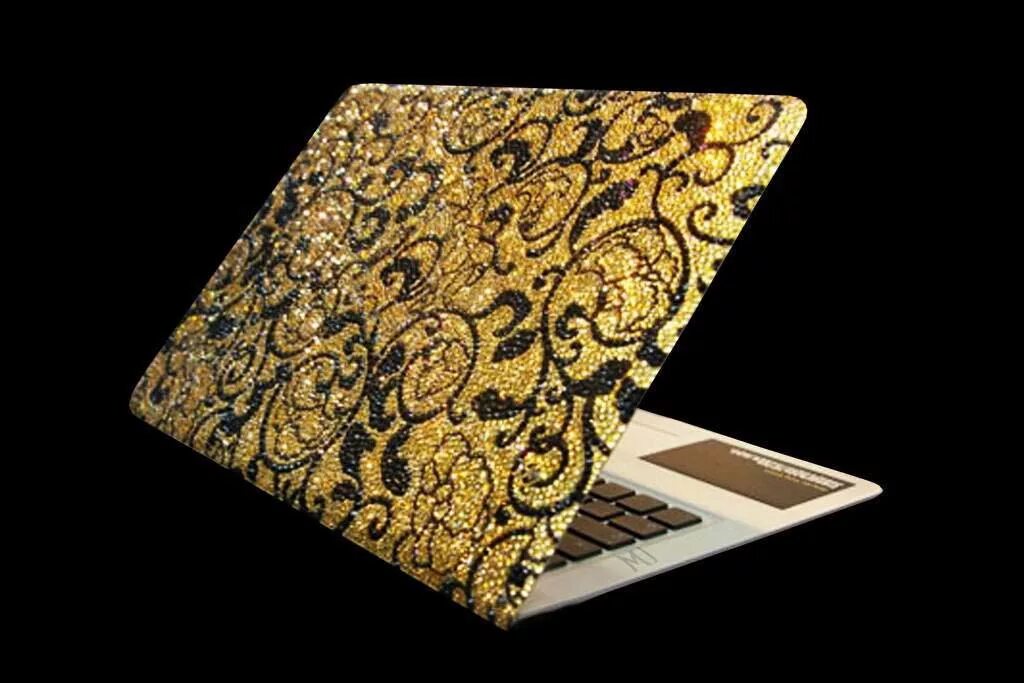 Компьютер gold. MJ Diamond Limited Edition ноутбук. Ноутбук MJ’S Swarovski & Diamond. MACBOOK Pro 24 Karat Gold. Дорогой ноутбук.