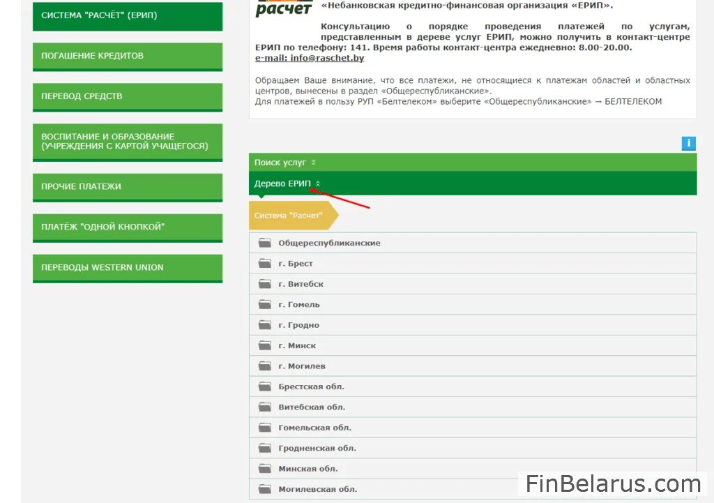 Как выглядит номер ерип