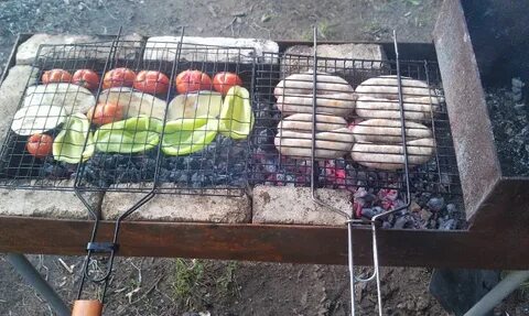 Сом на мангале на решетке рецепт