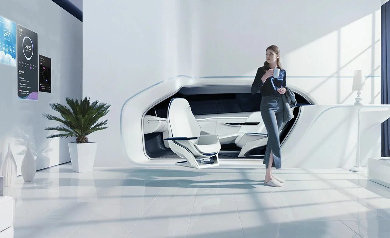 Homes of the future. Hyundai Future Mobility Concept. Интерьер будущего. Концепт интерьера. Умный дом будущего.