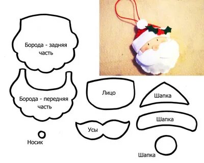 Новогодний домик из фетра своими руками: выкройки и мастер-класс.