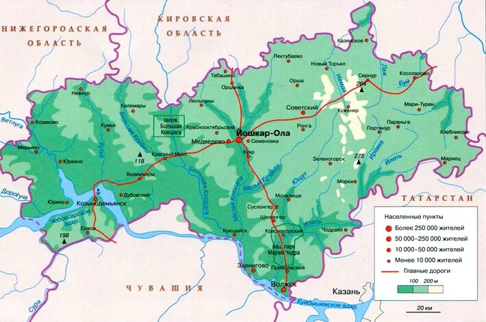 Марий эл какой край. Республика Марий Эл на карте. Географическая карта Марий Эл. Республика Марий Эл на карте России границы. Географическая карта Республики Марий Эл.