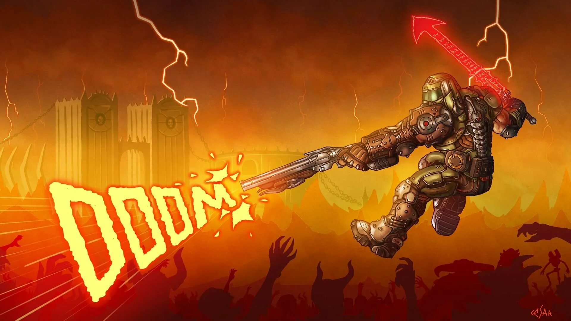 Длс этернал. Doom Eternal думгай. Doom 2016 думгай.