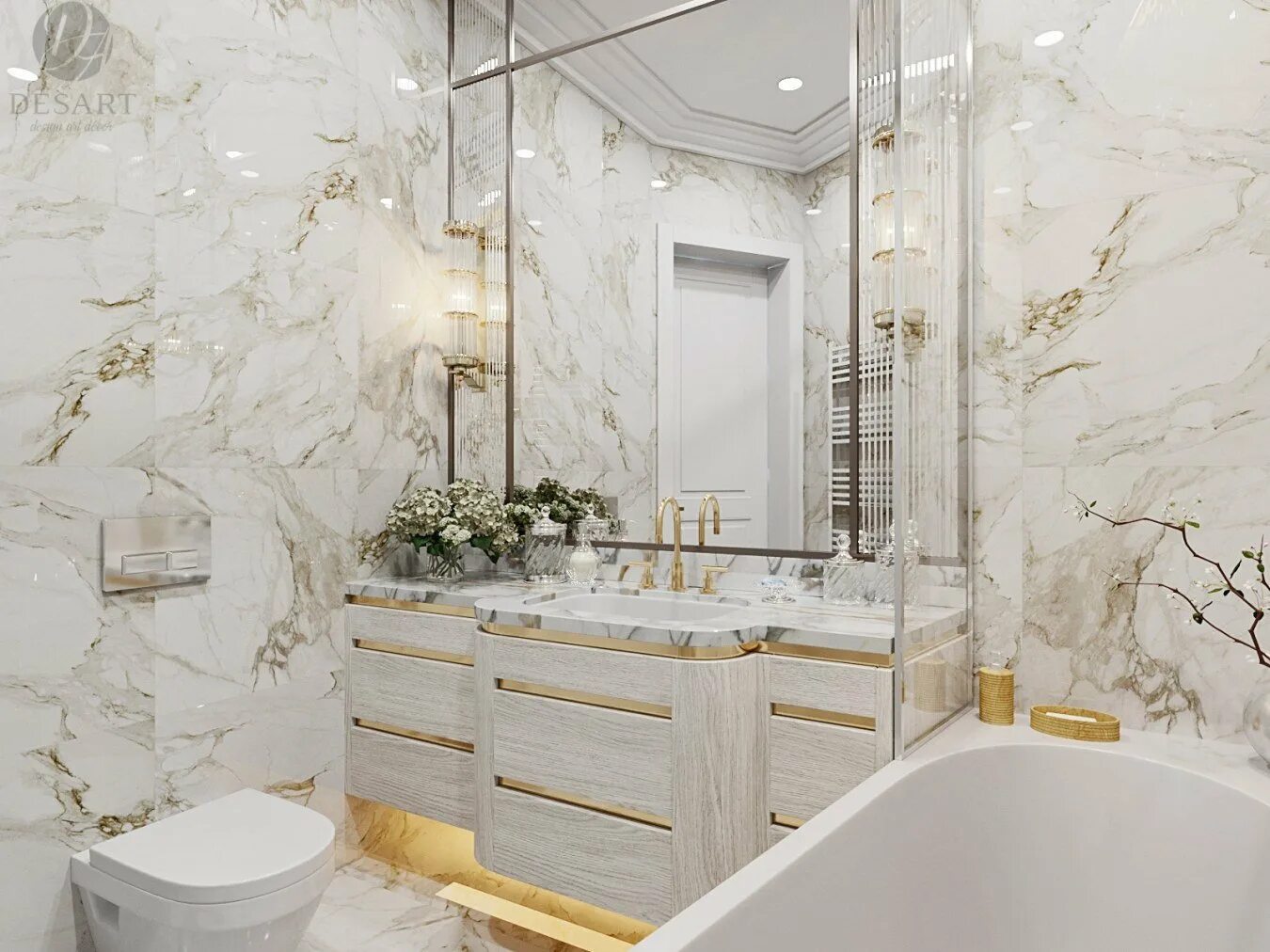 Meet NYC's Most Expensive Rental, Yours for $165,000/Month INTERIOR :: BATHROOM 