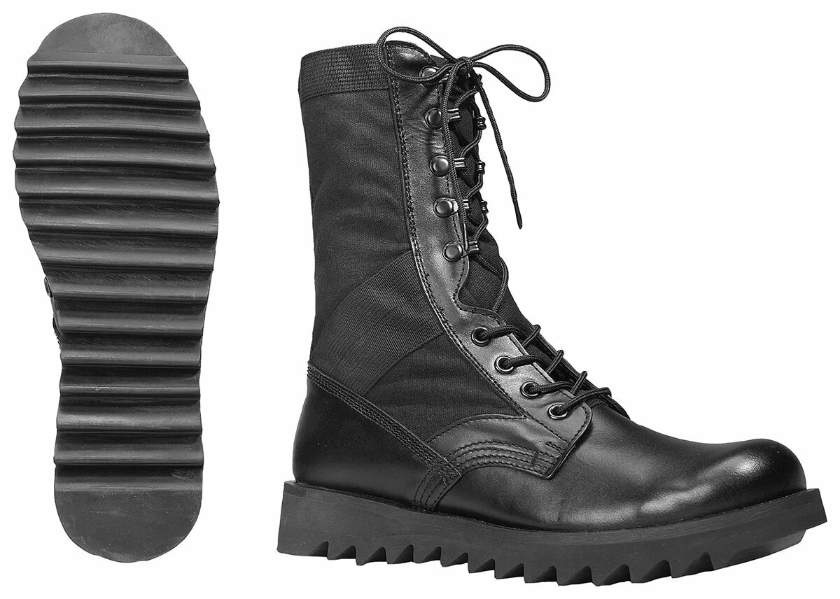 Boot. Rothco black ripple sole jungle boots. ботинки-джанглы (jungle boots). ботинки джангл чёрные. берцы rothco jungle.