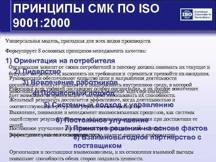 Стандарт качества iso 9001 2015