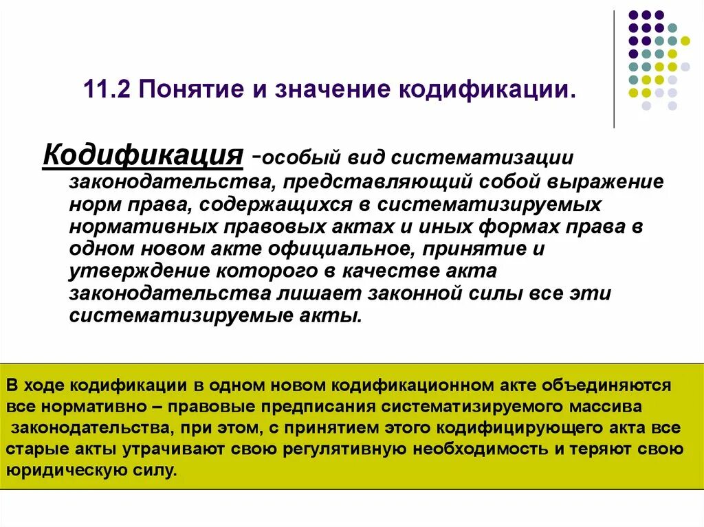 Понятие кодификации. Понятие систематизации и кодификации. Систематизация законодательства понятие. Понятие и цели кодификации законодательства.