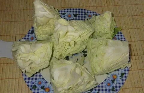 Капуста пластами