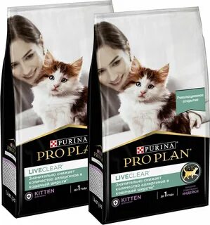 Корм для кошек pro plan live clear