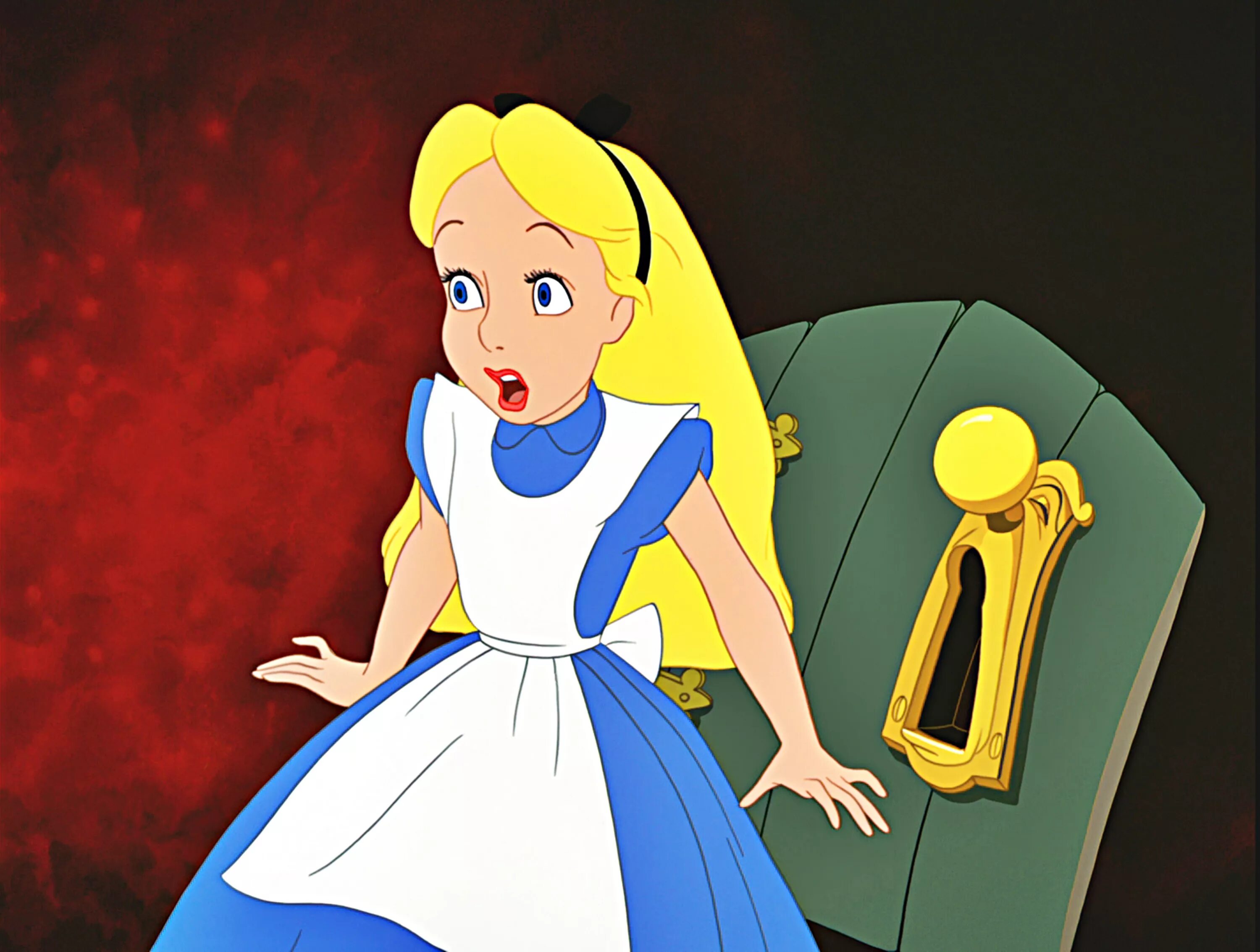 Принцессы диснея алиса. Удивленная алиса. Алиса дисней 1995. Блондинки из диснея. Alice in wonderland 1951 screencaps.