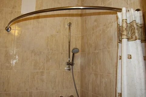 Дуга для ванной шторки полукруглая