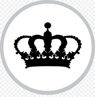 Корона черно белая
