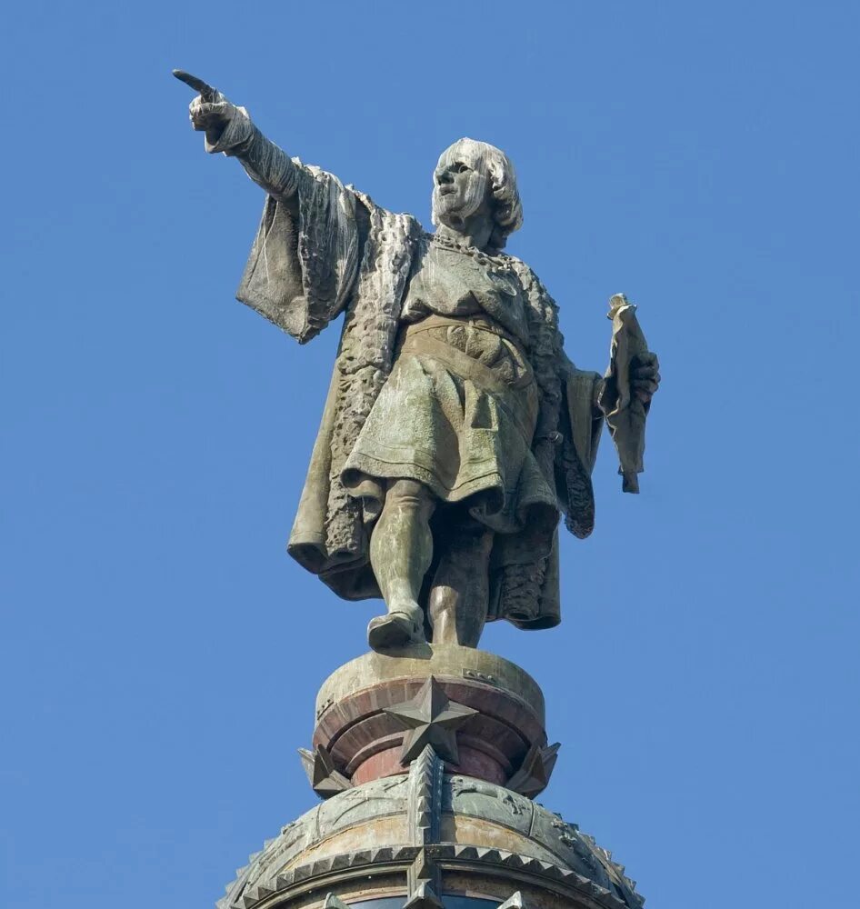 На какие средства был установлен памятник христофору. Памятник Христофору Колумбу. Памятник Колумбу в Барселоне. Статуя Христофора Колумба в Барселоне. Памятник Колумбу в Барселоне (Испания).