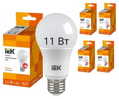 Лампа светодиодная iek e27