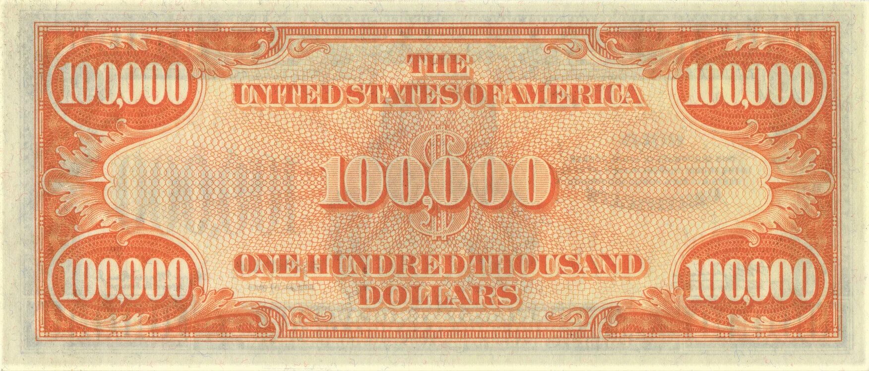 100 000 Долларов банкнота. Банкнота 100000 долларов США. СТО тысяч долларов купюра. Банкнота 100 000 долларов США.
