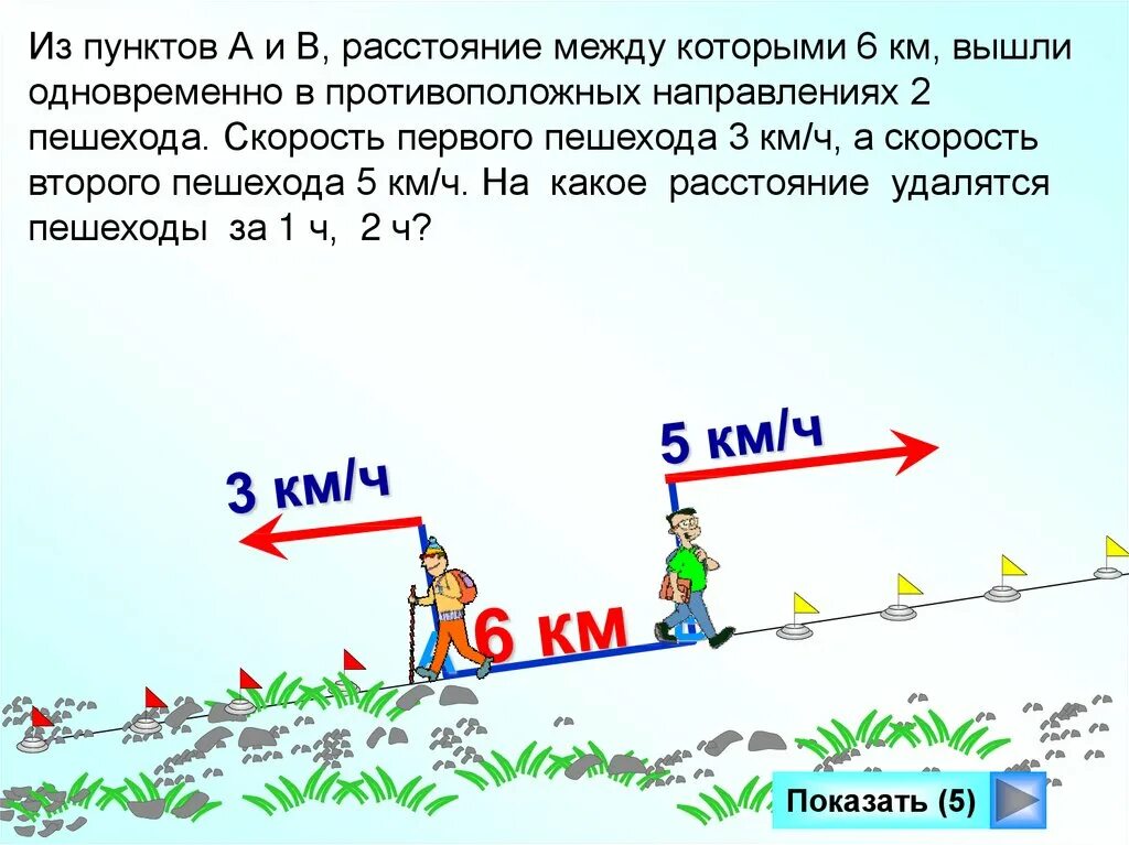 Два туриста вышли из одного поселка. Задачи на движение. Задачи на движение в противоположных направлениях задачи. Задачи на скорость в противоположных направлениях. Задачи на скорость из 2 пунктов.