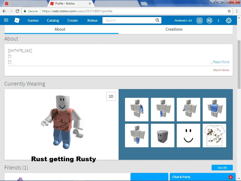 Как добавить друга в roblox. Rust Roblox. Rust_10 РОБЛОКС. Руст в РОБЛОКС. РОБЛОКС профиль.