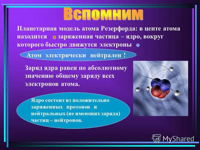 какие частицы двигаются вокруг ядра атома